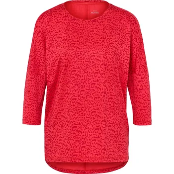 Dámské tričko 725245 - Tchibo - 3/4 sportovní triko - pro ženy - vel. L 44/46 - barva: červená