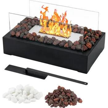 Biokrb Volně stojící biokrb TD Stones 35 x 14 x 18 cm černý