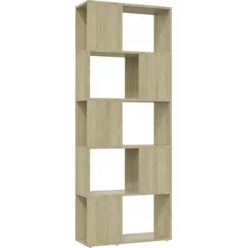 Knihovna Dekorativní regál dub sonoma 60x24x155 cm