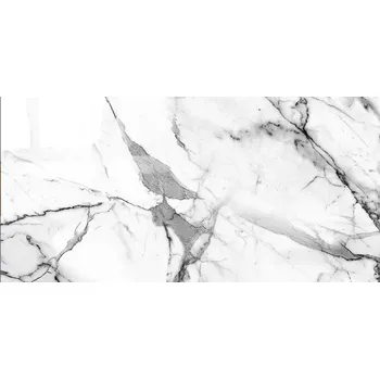 PVC panel dlaždice PBM-01 Mramor bílý (60x30cm) samolepící