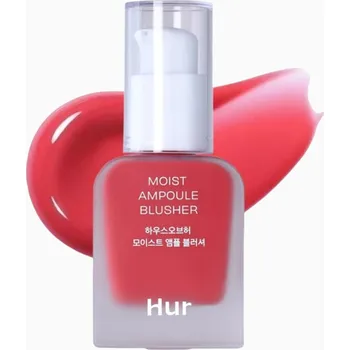Přípravek na tvář HOUSE OF HUR – Moist Ampoule Blusher – Hydratační krémová mini tvářenka - 10 ml - 02 Deep Plum