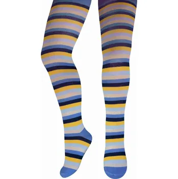 Dívčí oblečení Roztomilé dětské punčocháče Milusie modré bavlna velikost 110