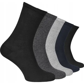 Pánské ponožky 5 x Pánské Ponožky společenské bambusové ponožky AJ47 velikost 40-43