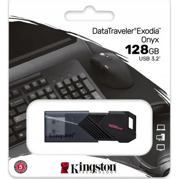 USB flash disk Flash disk Kingston Exodia Onyx 128 GB USB 3.2 černý