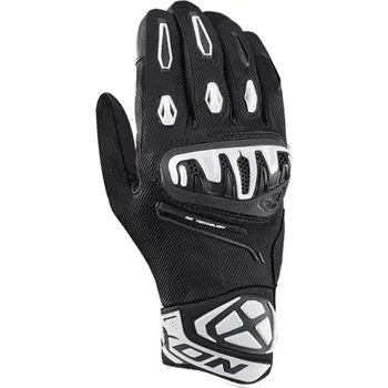 Moto rukavice Rukavice na motorku IXON Mirage Air černo-bílé M