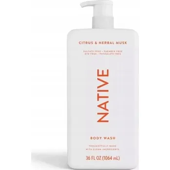 Sprchový gel NATIVE Sprchový gel Citrus & Herbal Musk 1,06 l - Sprchový gel