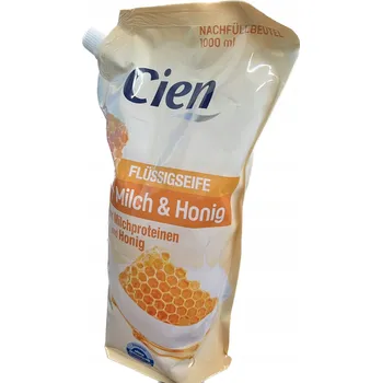 Mýdlo Tekuté mýdlo mléko a med s proteiny Cien 1000 ml