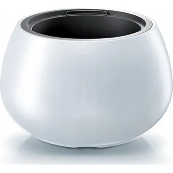 Květináč Květináč Prosperplast kulatý bílý plast 43,6 cm 27 cm 32 l