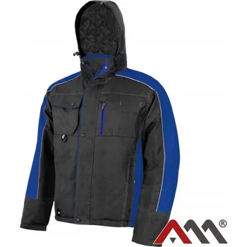 pracovní bunda Výstražná reflexní zateplená bunda s kapucí Classwork modrá XXL