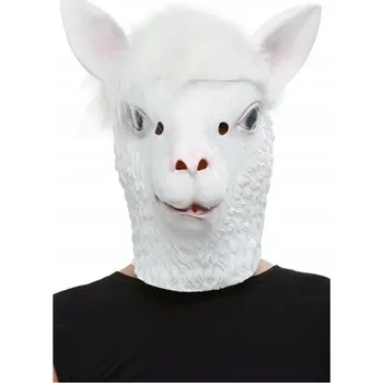 Karnevalová maska Maska na obličej Smiffy's SF50879 latexová zvířecí bílá