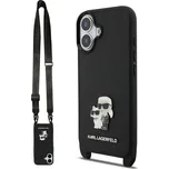 Karl Lagerfeld Saffiano Crossbody Metal…