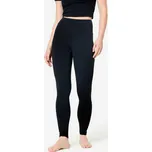 DOMYOS Legíny na jógu a pilates „Breathe“ second skin 2XL / W39 L31 ČERNÁ