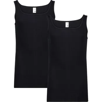 Pánské tílko ADAMO tílko pánské 129444 2 KUSY nadměrné velikosti (až 170 cm) černá 4XL