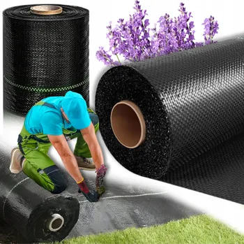 Mulčovací textilie Agrotextilie 70g/m² 1,1m x 50m Černá UV - Protiplevelová textilie / Mulčovací fólie