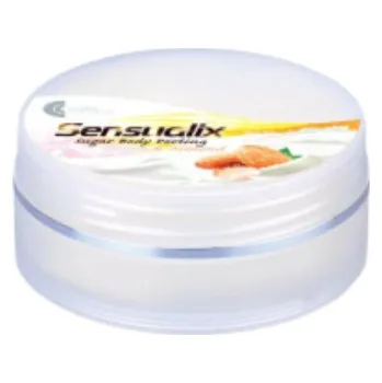 Tělový peeling Eurona Cukrový tělový peeling Cream & Almond 150 ml (Zvláčňuje a oživuje)