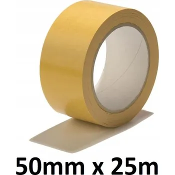 Lepicí páska Oboustranná lepicí páska 50mm/25m Hladká Samolepicí