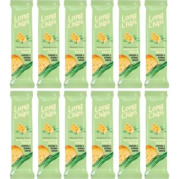 Chips Bramborové chipsy Long Chips sýr s cibulí 75 g