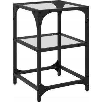 Konferenční stolek Konferenční stolek skleněný 30x30x45 cm průhledný