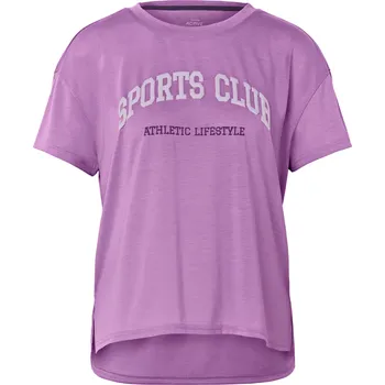 Pánské tričko 725145 - Tchibo - Sportovní triko - pro ženy - vel. XL 48/50 - barva: fialová/s potiskem