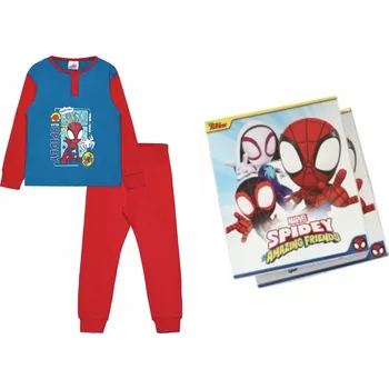 Chlapecké pyžamo Spidey a kamarádi MARVEL s dlouhým rukávem, ideální velikost 116
