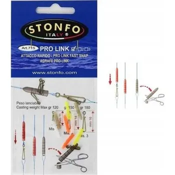 Obratlík s karabinkou Stonfo s ochranou