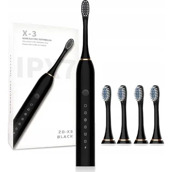 Elektrický zubní kartáček ELEKTRICKÝ SONICKÝ ZUBNÍ KARTÁČEK S MASÁŽÍ + 4 HLAVICE + 6 REŽIMŮ