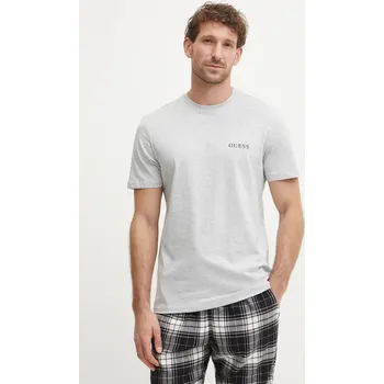 Pánské oblečení Bavlněné tričko Guess U4BM03.KCAM1 šedá 90X, vel. XL