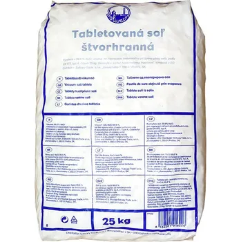 Změkčovač vody European Salt Company Čtvercová tabletová regenerační sůl 25 kg