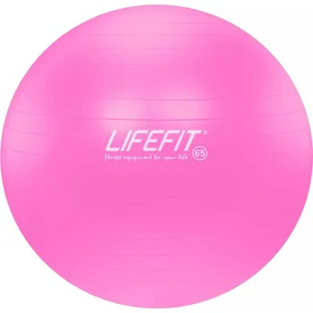 Gymnastický míč Lifefit - Gymnastický míč Anti-burst 65 cm BAZAR Růžová