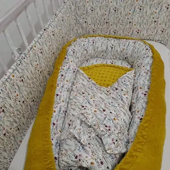 Sada do postýlky 3 dílná Květy hořčicové