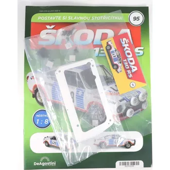 autíčko DeAgostini Škoda 130 RS 1:8 - časopis #95 se stavebnicí Škoda 130 RS 1:8 - časopis #95 se stavebnicí