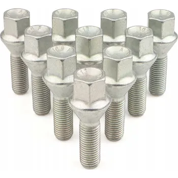 Šroubek na kolo GETMANN 10x prodloužené šrouby kol M12x1,5x33mm kužel