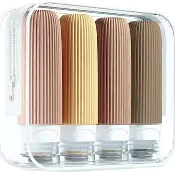 Kosmetická taška Amparo Miranda® Sada silikonových lahviček na kosmetiku 4x90ml