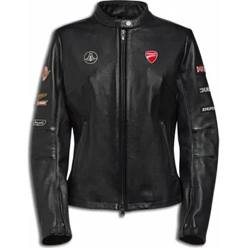 Moto bunda Kožená bunda Ducati Icon dámská černá L