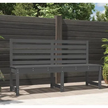 Zahradní lavice vidaXL Zahradní lavice medově hnědá 157,5 cm masivní borové dřevo [824039] Barva: Šedá borovice