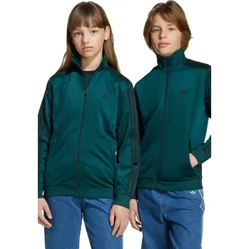 Chlapecká mikina Dětská mikina adidas Originals JV8588 zelená 79X, vel. 170