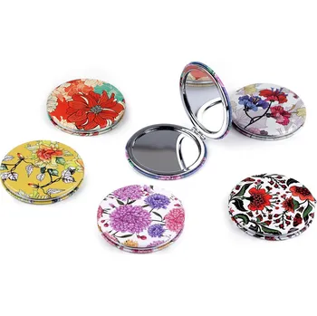 Kosmetické zrcátko Zrcátko kosmetické květy Varianta: mix variant, Balení: 12 ks