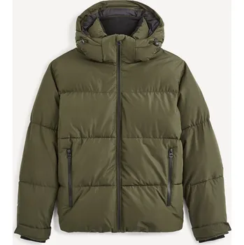 Celio Zimní prošívaná bunda Cunotte 1111194 Khaki XL