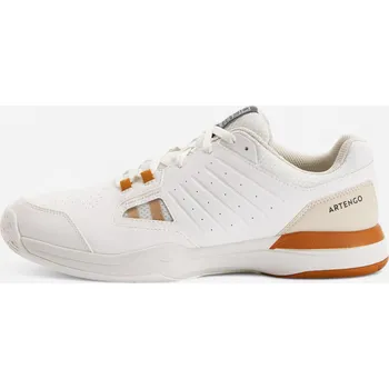 Pánská tenisová obuv ARTENGO Pánské tenisové boty TS500 na všechny povrchy 48 BÉŽOVÁ|BÍLÁ|KAŠTANOVÁ