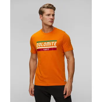 Pánské oblečení Pánské Tričko Dolomite Gardena V Oranžové Barvě 289177-1413