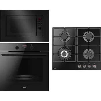 Set domácích spotřebičů Vestavný set Set Amica DP 6413LZBG + Amica TFB 129 TSCB + Amica TMI 20 BDFB