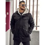 Černá pánská zimní bunda parka Bolf 22M318A - S