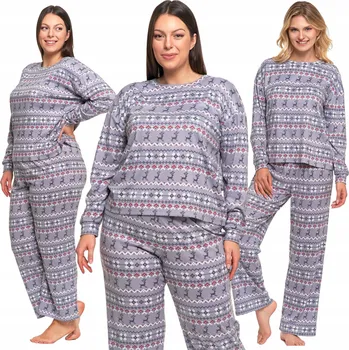 Dámské pyžamo Moraj dámské pyžamo polyester šedé, velikost L