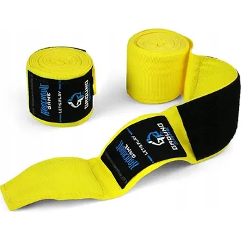 Bandáž na box a MMA Ground Game Bandáže / boxerské omotávky 4 m Neonově žluté