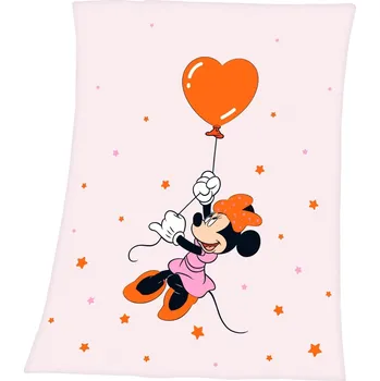 Dětská deka Minnie Mouse DISNEY Velká fleecová deka teplá deka pro dívky Mickey Mouse