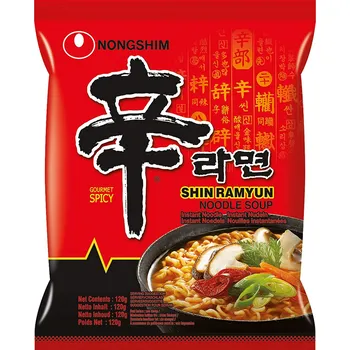 Nongshim Shin Ramyun Instantní pálivé nudle ramen PO EXPIRACI (120g)