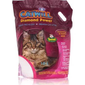 Podestýlka pro kočku CATWILL Diamond Power Velikost: 10 l