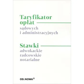 Taryfikator opłat sądowych i administracyjnych - Anna Prus