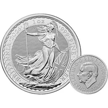 Stříbrná mince 2 Pounds Britannia 1 Oz 2026