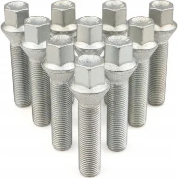 Šroubek na kolo GETMANN 10x prodloužené šrouby kol M14x1,5x48mm kužel